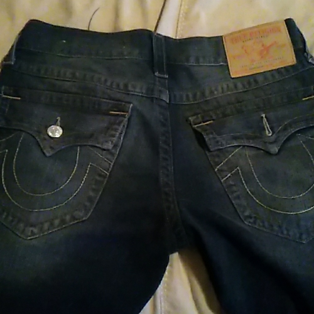 True Religion mens jean shorts